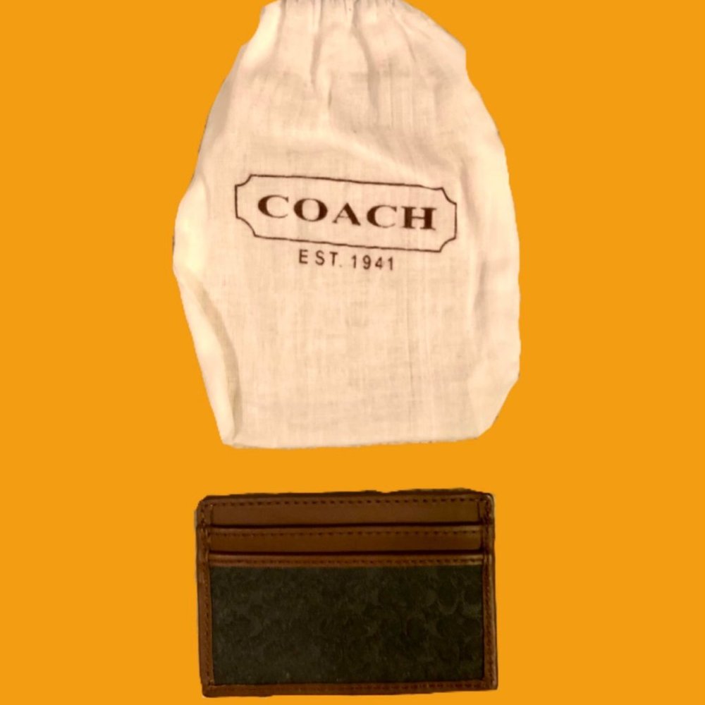 Coach Men's Card Holder Wallet